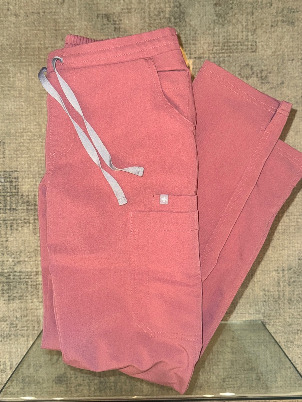 FIGS Mauve Yola Skinny Scrub Pants